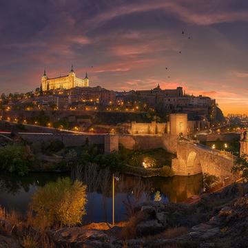 Panorámica de la ciudad de Toledo, Spain