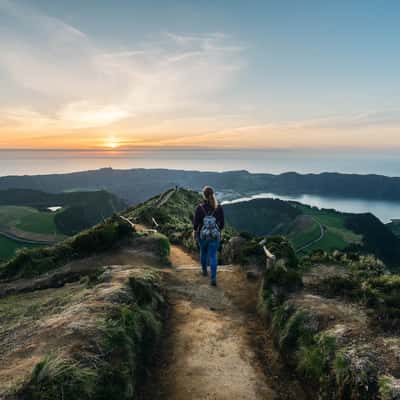 Path to Miradouro da Grota do Inferno, São Miguel, Azores, Portugal