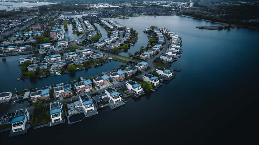 Pattern Houses Lelystad [Drone]
