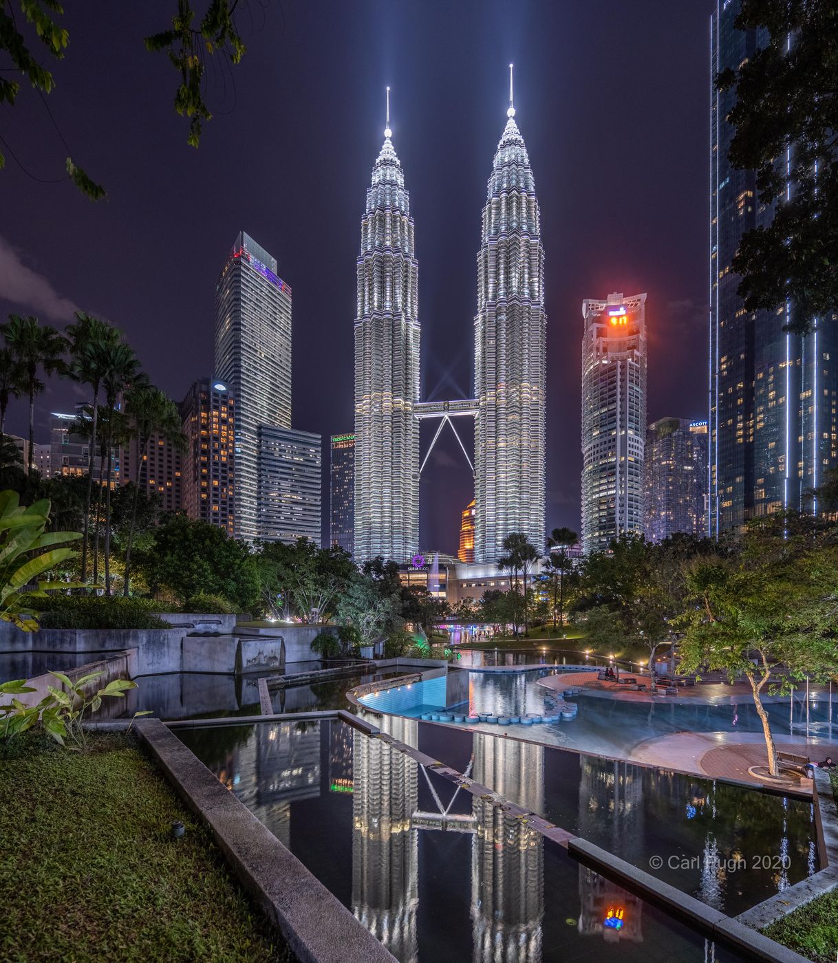KLCC Park at Petronas Twin Towers, Malaysia