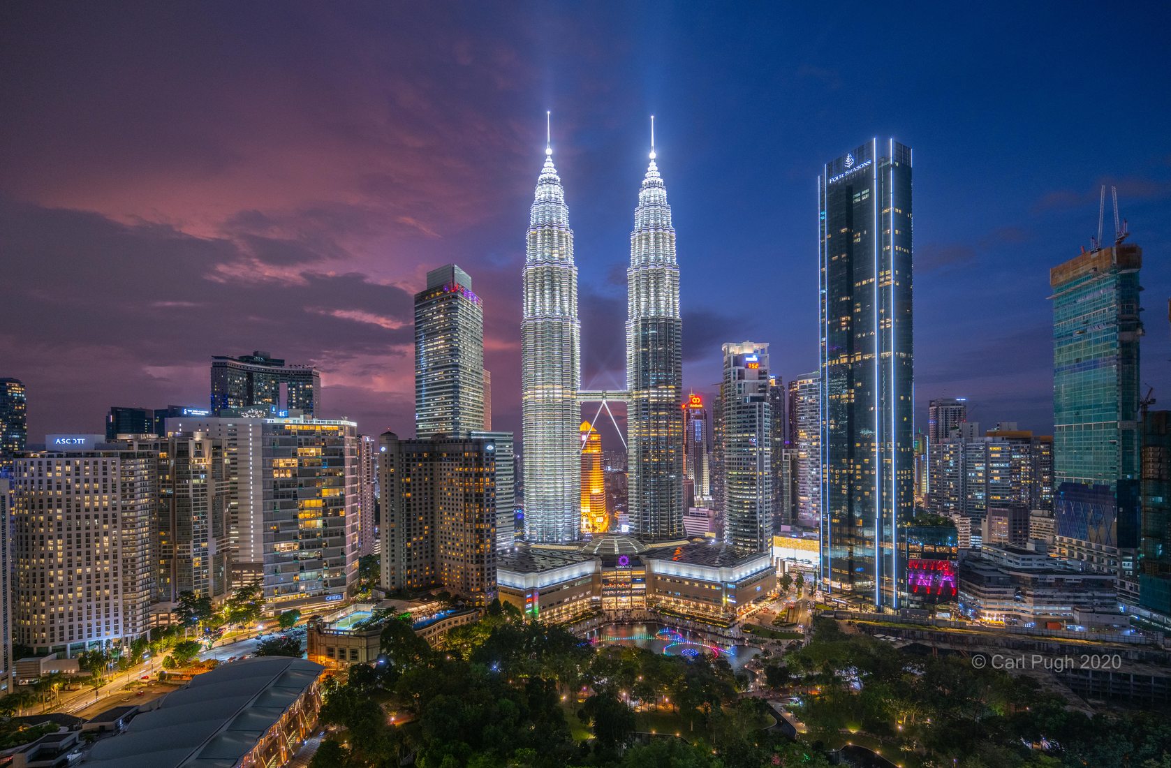 Petronas Towers - Traders Hotel viewpoint, Malaysia