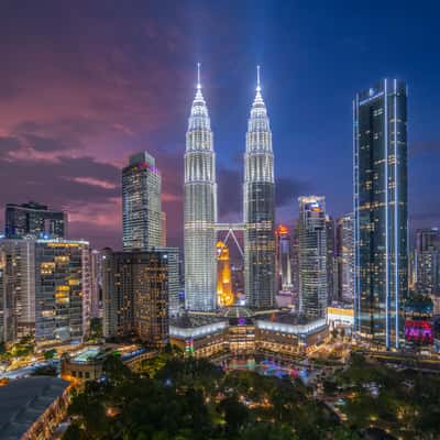 Petronas Towers - Traders Hotel viewpoint, Malaysia