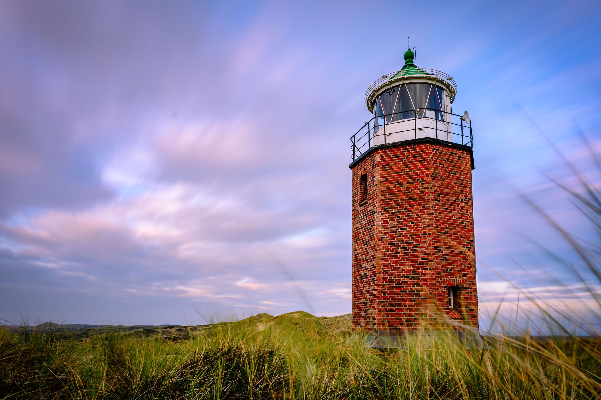 Lighthouse Quermarkenfeuer Rotes Kliff, Kampen, Germany