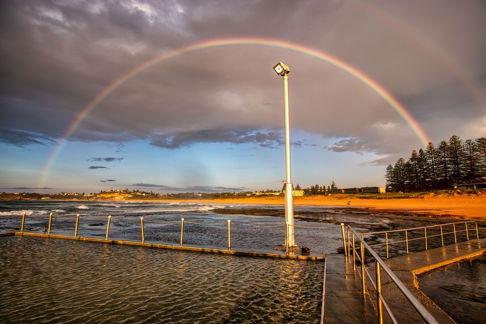 Rainbow Ocean Pool, Mona Vale, Sydney, NSW, Australia