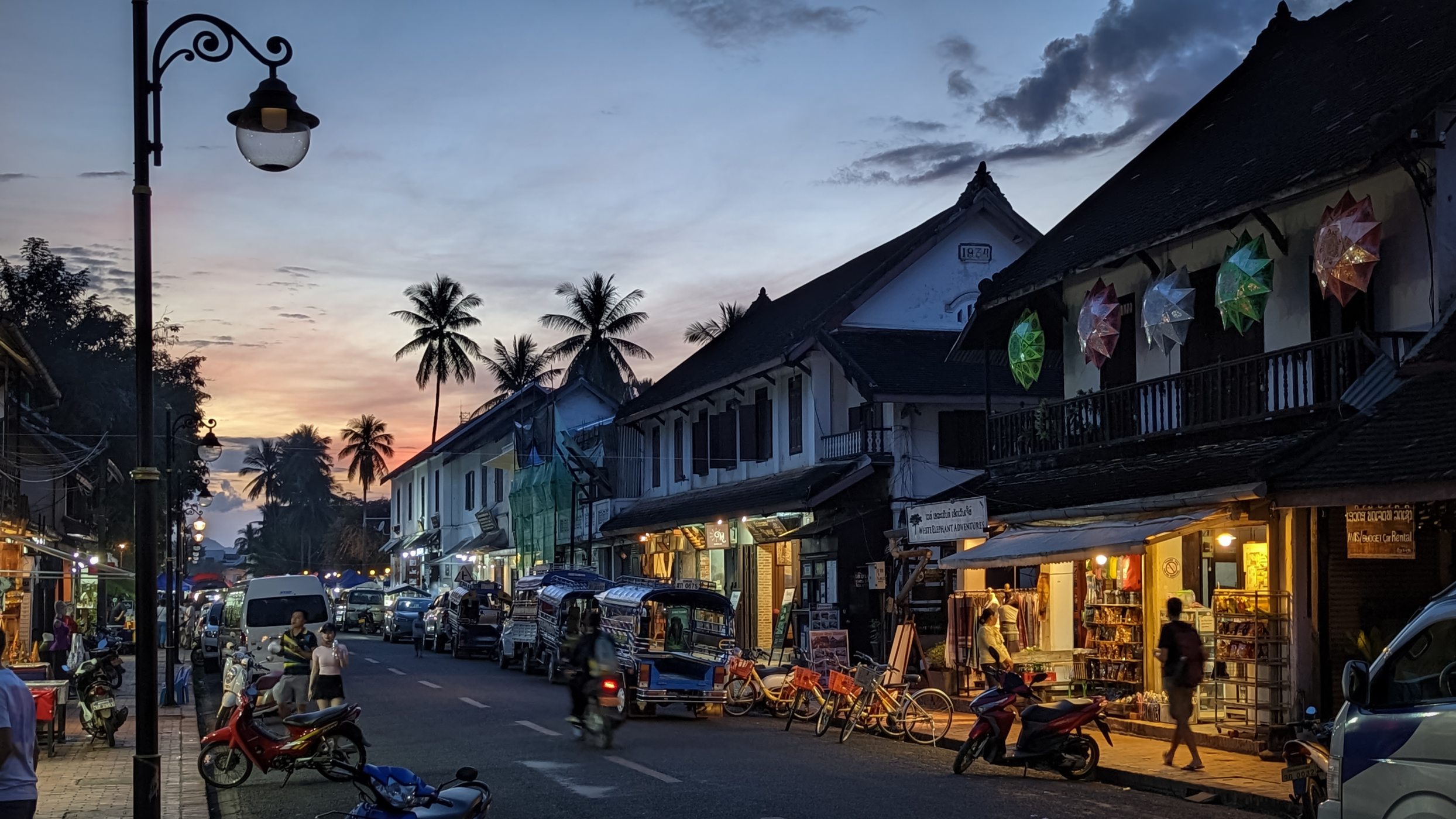 Top Photo Spots at Sisavangvong Road; Luang Prbang; Laos in 2024