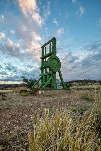 Stamp Mill, Old gold mining town, Arltunga, N T