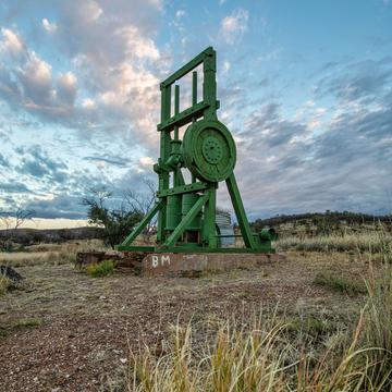 Stamp Mill, Old gold mining town, Arltunga, N T, Australia