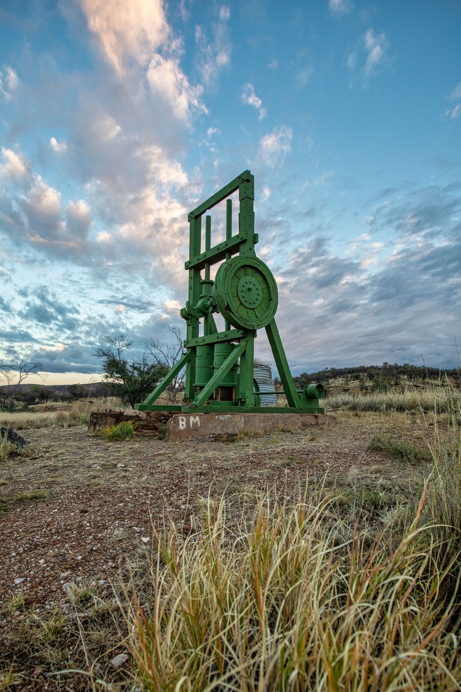 Stamp Mill, Old gold mining town, Arltunga, N T, Australia