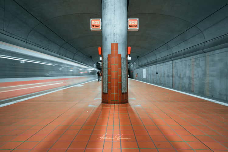 Subway station: Bockenheimer Warte, Frankfurt am Main