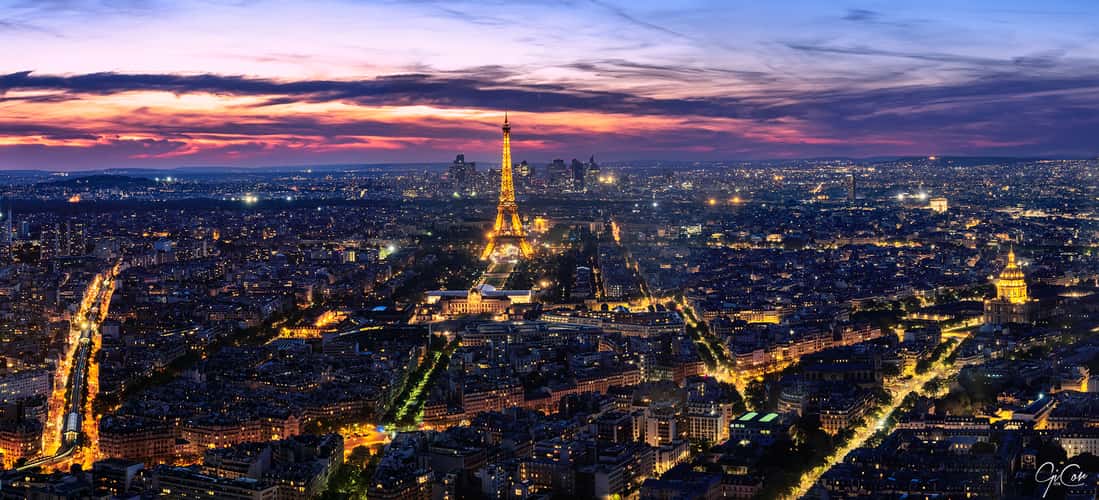 56th floor of Tour Montparnasse (indoors 1 floor below), Paris