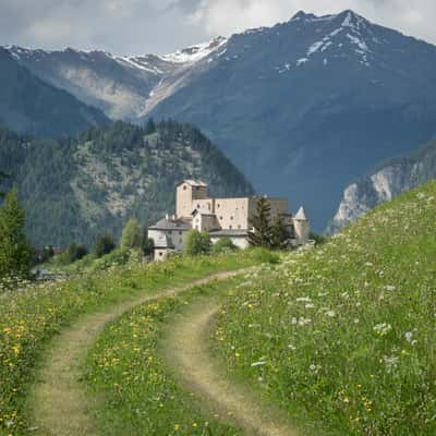 View of Naudersberg Castle, Austria