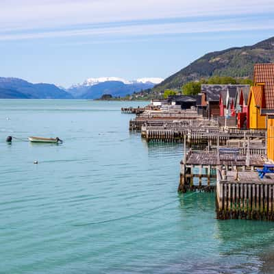 View to Rosendal, Norway