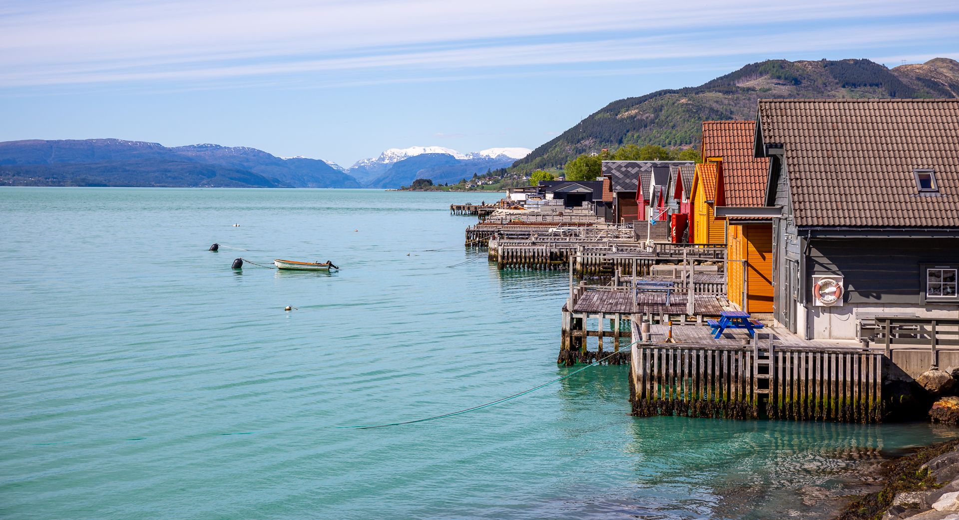 View to Rosendal, Norway