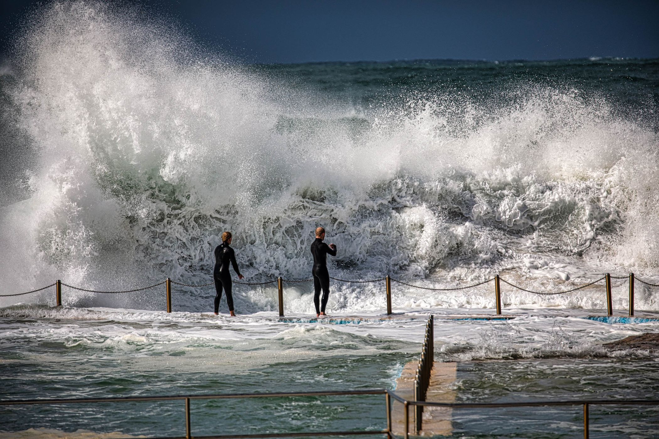 Waiting for the wave, South Curl Curl, Sydney, NSW, Australia