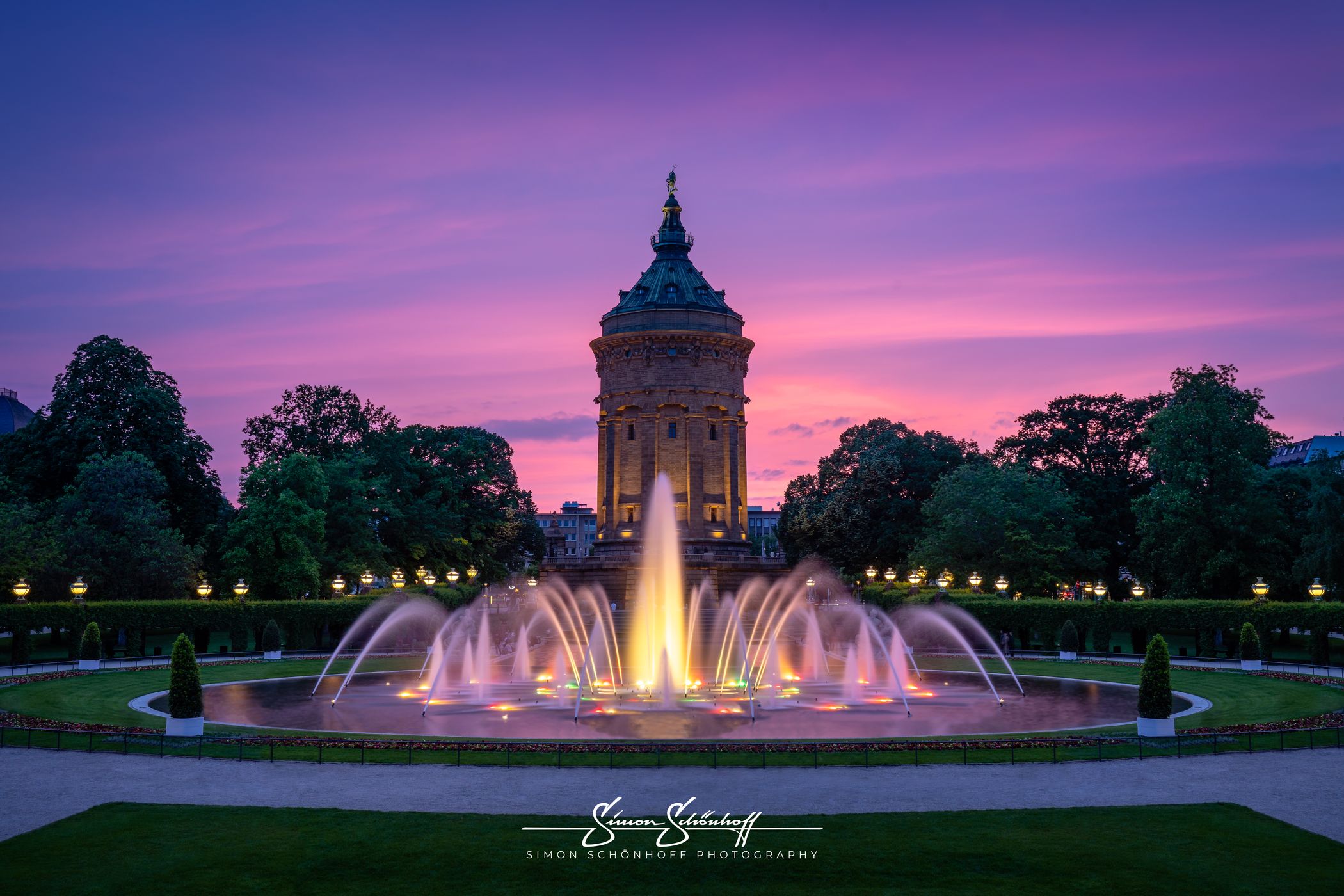 water-games-at-the-water-tower-mannheim-germany