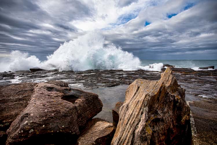 Wave crashing, Freshwater, Northern Beaches, Sydney, NSW
