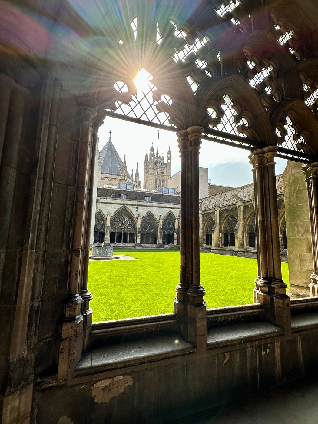 Westminster Abbey looking at House of Lords, United Kingdom