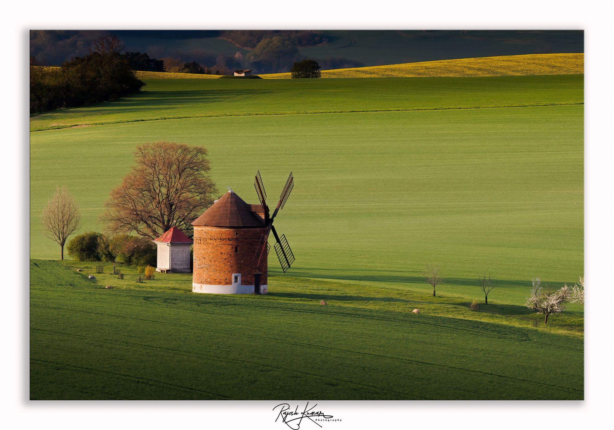 Windmill in southern Moravia, Czech Republic