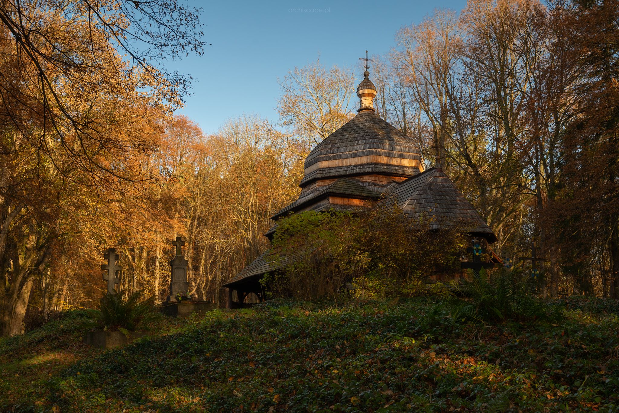 Wooden Orthodox Church in Ulucz, Poland