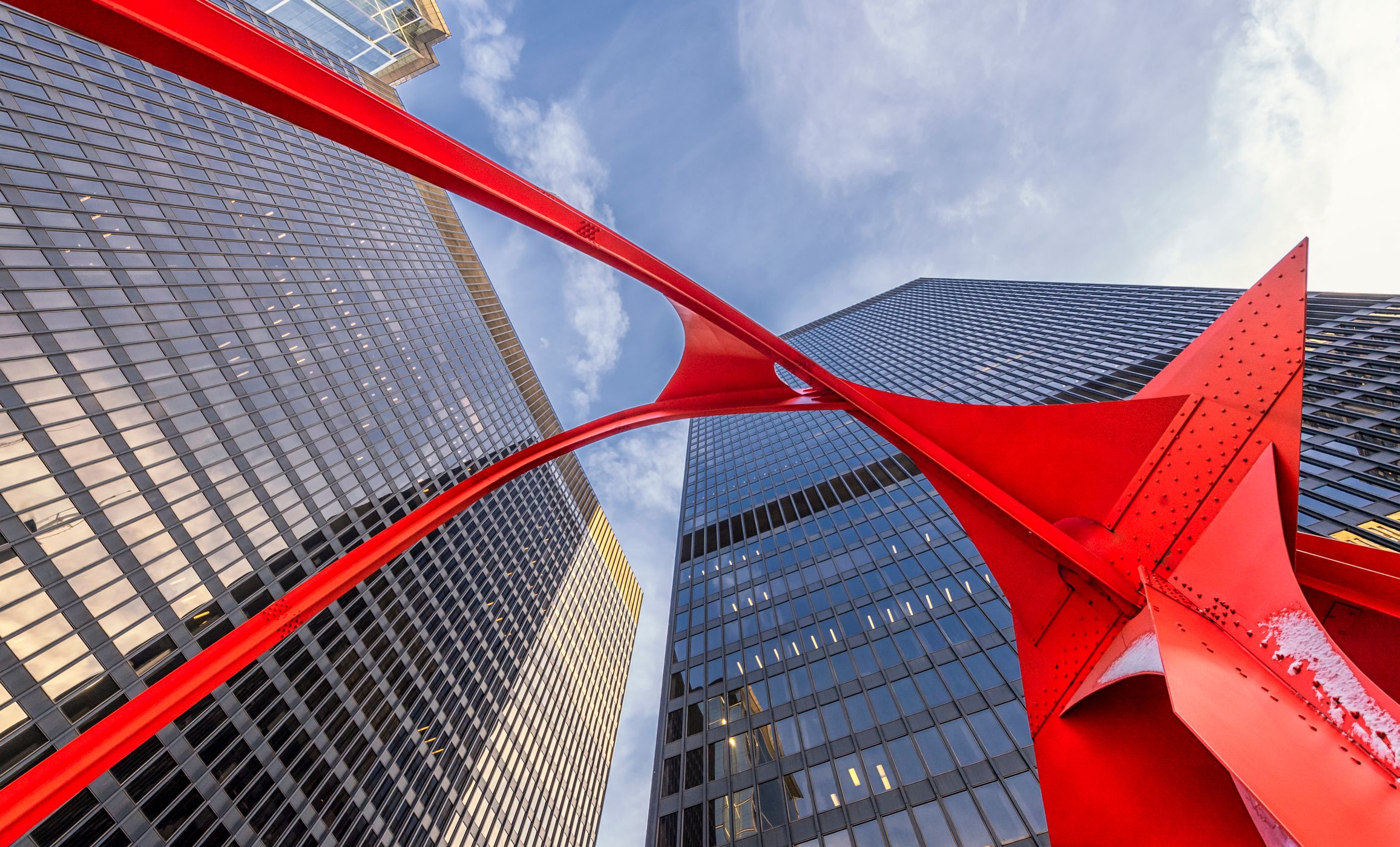 Calder's Flamingo, Chicago, USA