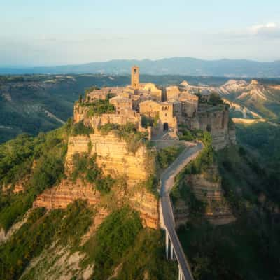 Civita di Bagnoregio [drone], Italy