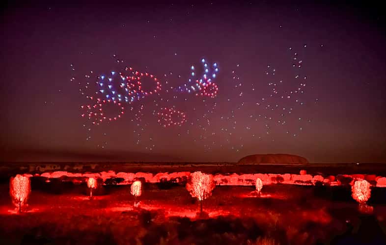 Drone Show, Uluru, Northern Territory