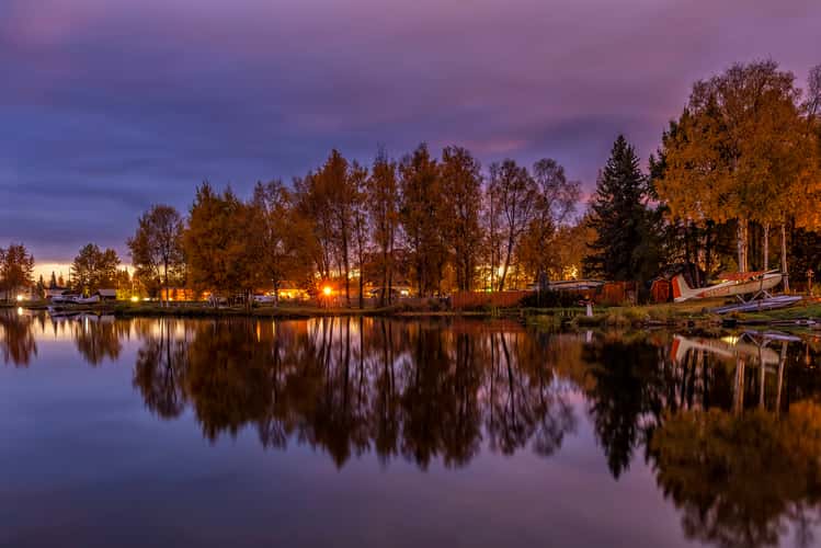 Earthquake Park view of Anchorage, Alaska
