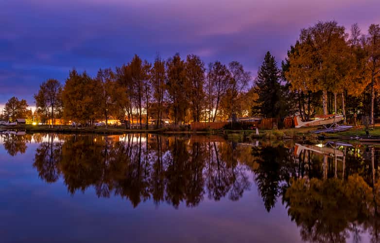 Earthquake Park view of Anchorage, Alaska