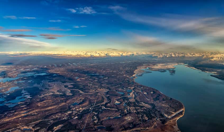 Earthquake Park view of Anchorage, Alaska