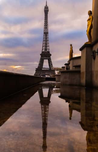 Eiffel Tower from Trocadero, Paris