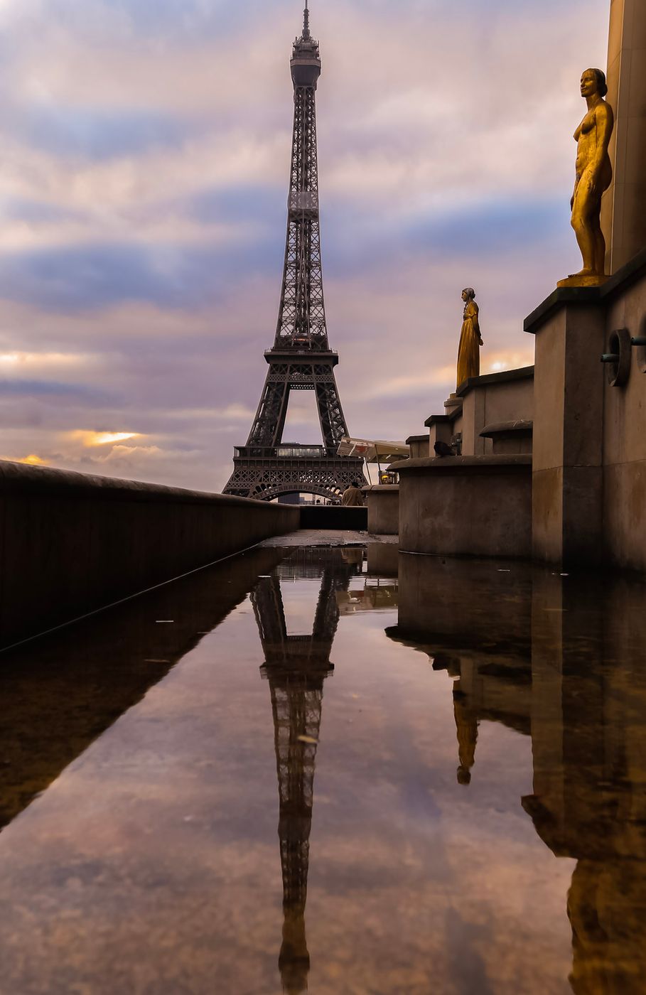 Eiffel Tower from Trocadero, Paris, France