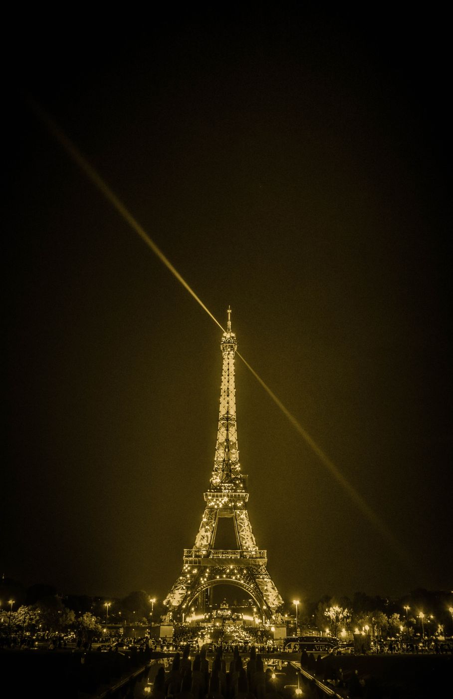 Eiffel Tower from Trocadero, Paris, France