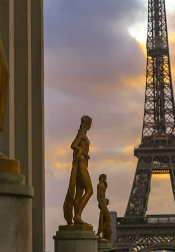 Eiffel Tower from Trocadero, Paris