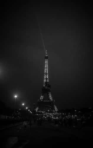 Eiffel Tower from Trocadero, Paris