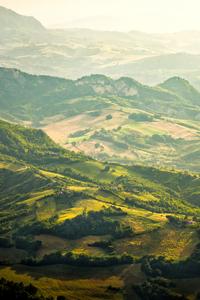Fields view from San Marino