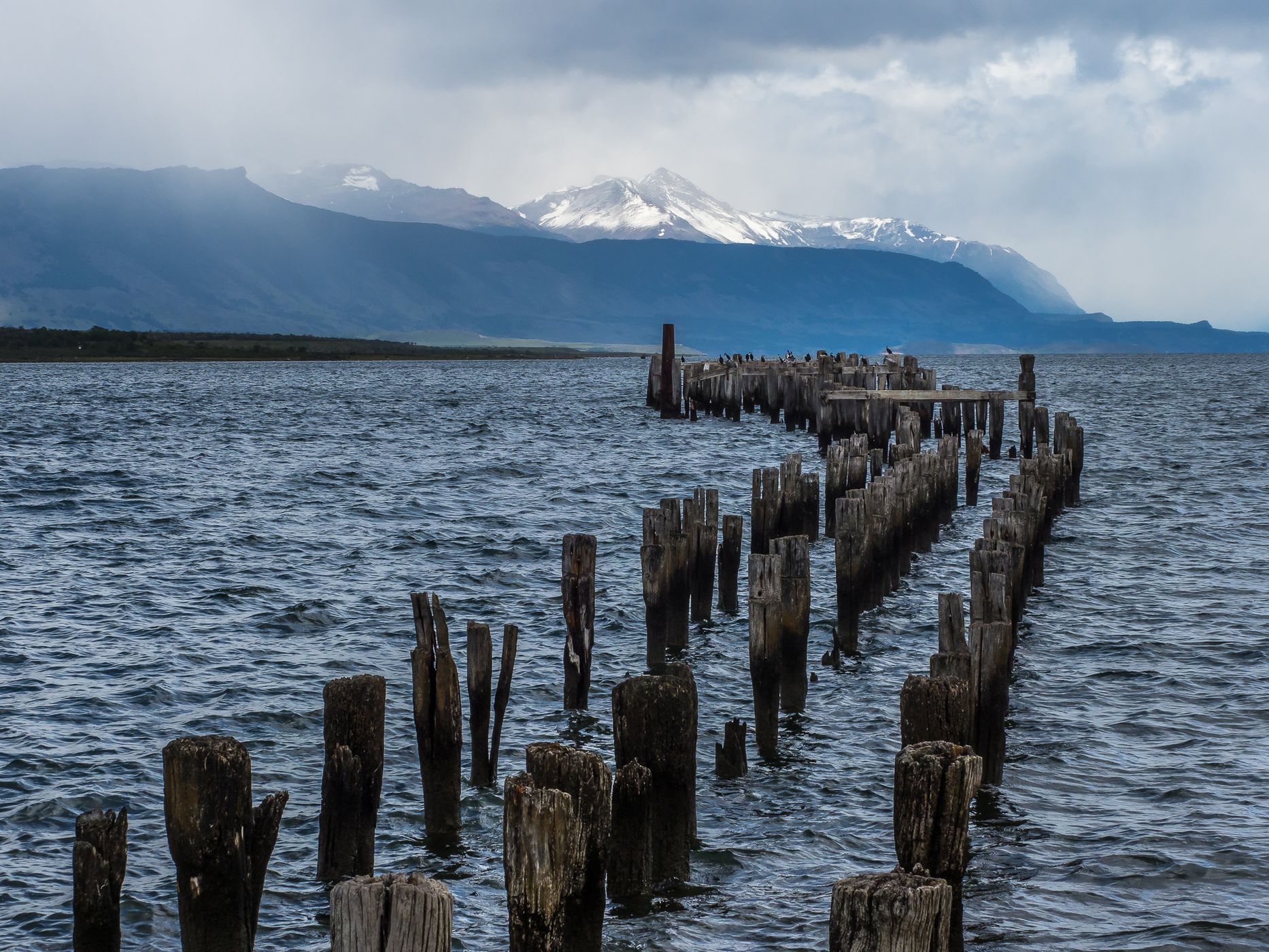 Former boardwalk, Chile