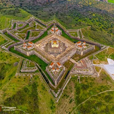 Forte de nossa senhora da graça elvas [drone], Portugal