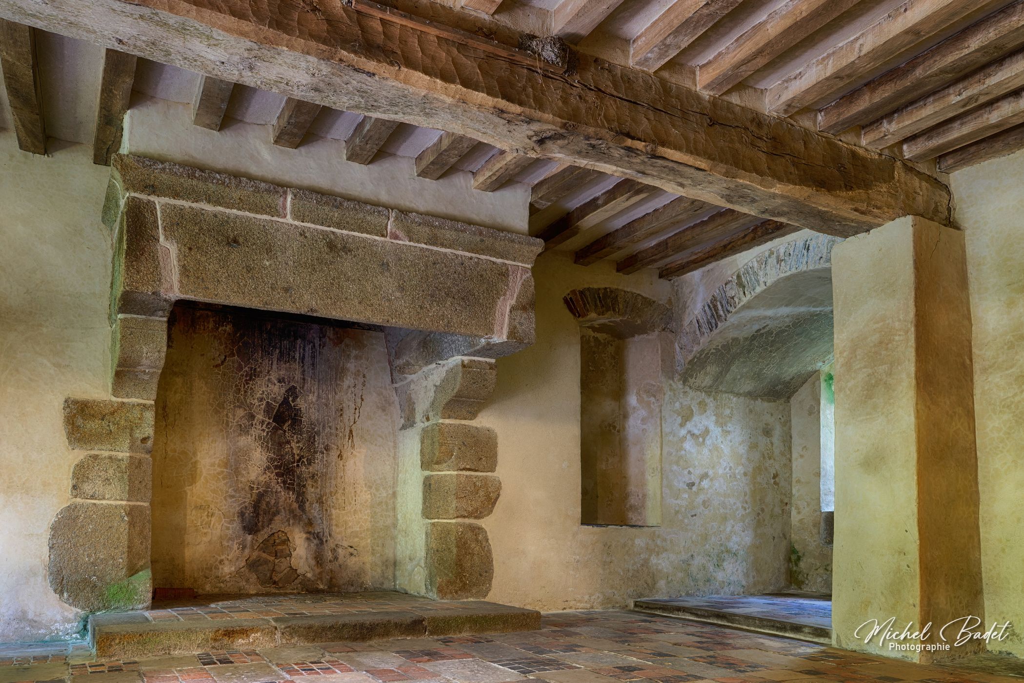 Fortified castle of Pirou, France