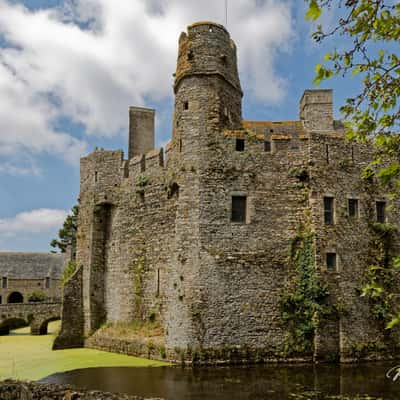 Fortified castle of Pirou, France