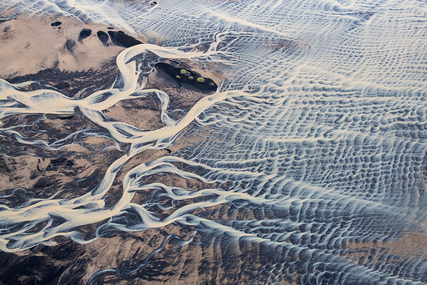 Glacier effluent, Iceland