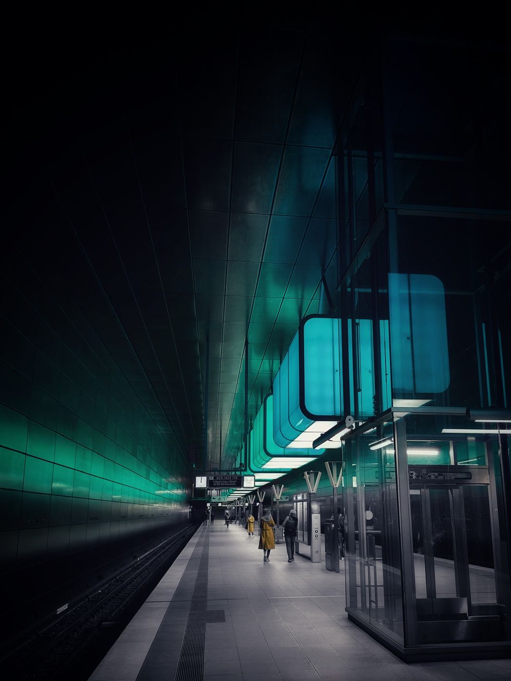 Hamburg Metro Station, Germany