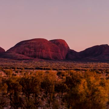 Kata Tjuta The Olgas pano sunrise, Northern Territory, Australia