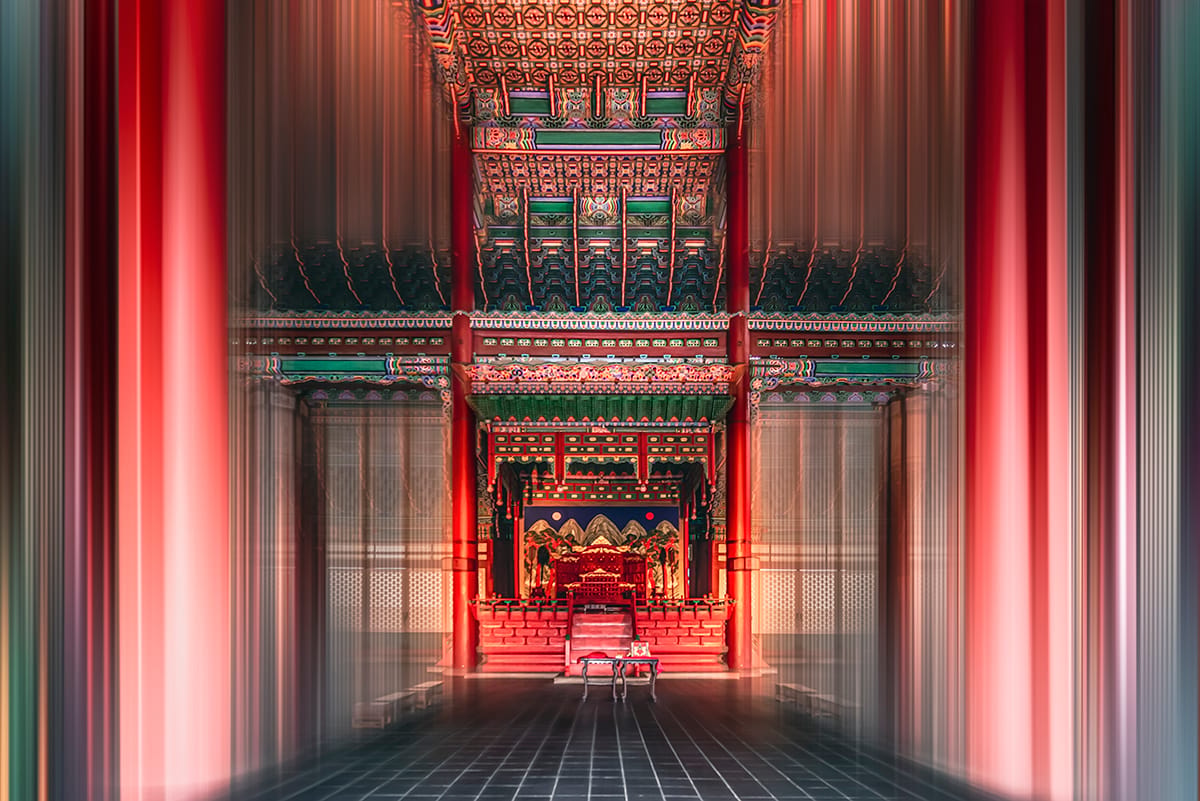 Korean Gyeonghoeru, Seoul, South Korea