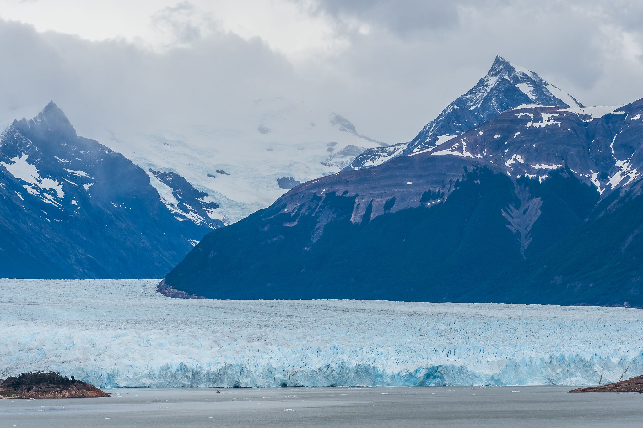 Glacier view from Mirador De Los Suspiros, Argentina