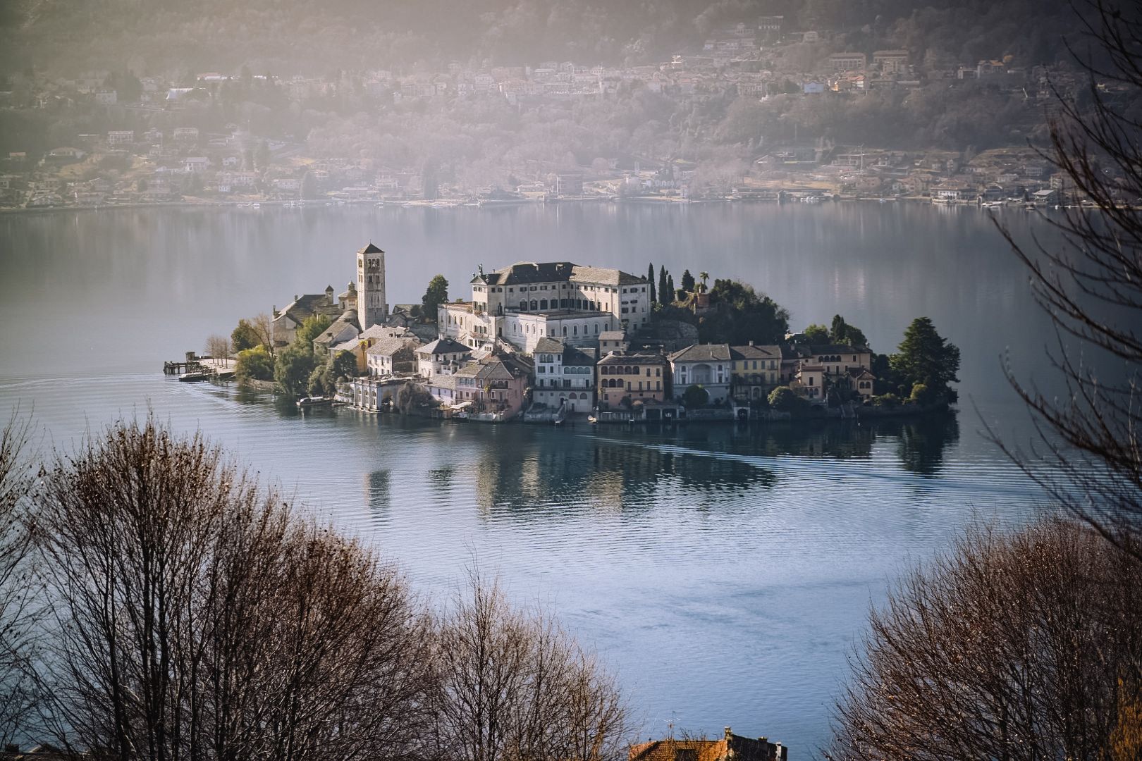 Orta Lake, from Orta San Giulio, Italy