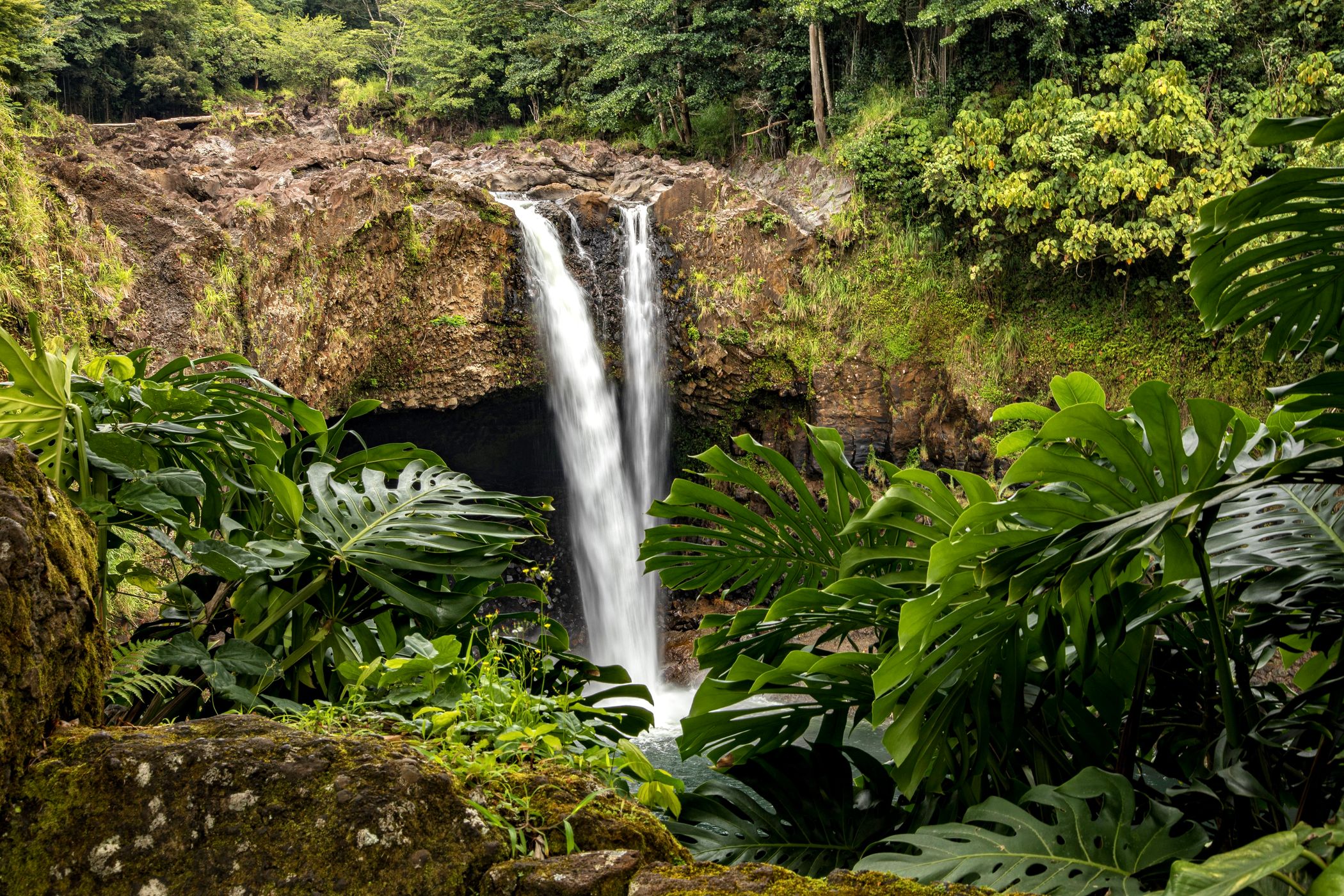 Rainbow Falls Hilo Big Island Hawaii, USA