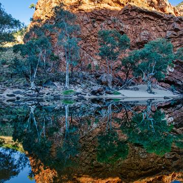 Reflection Ormiston Gorge, Northern Territory, Australia