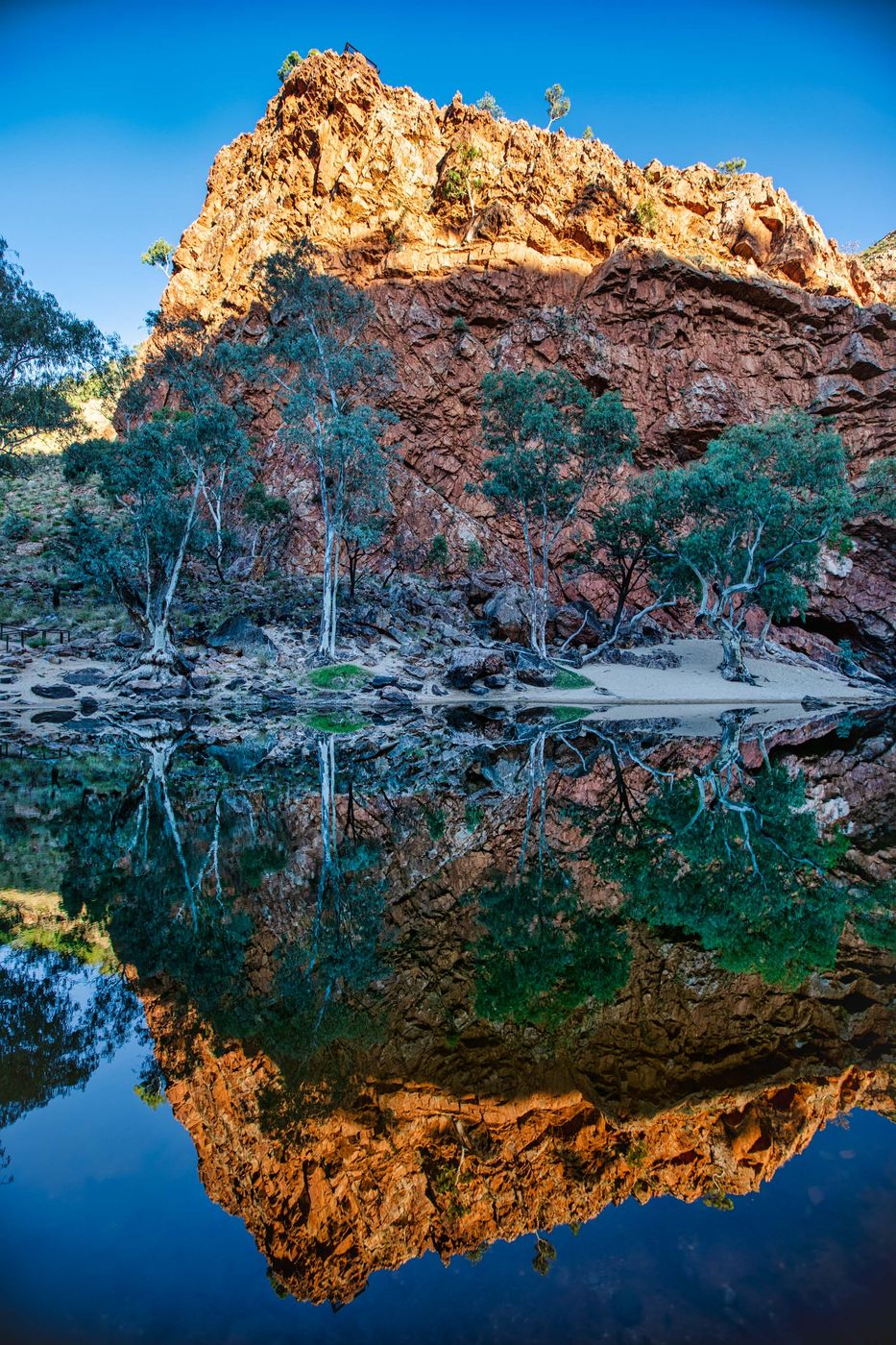 Reflection Ormiston Gorge, Northern Territory, Australia