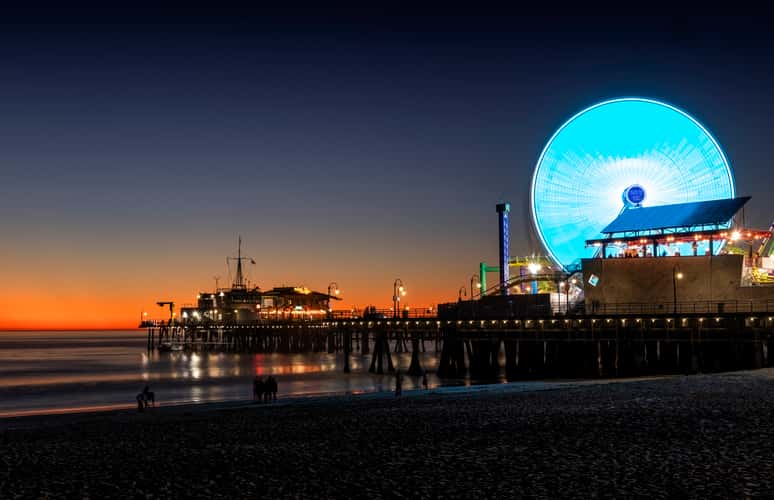Santa Monica Pier, Los Angles, California