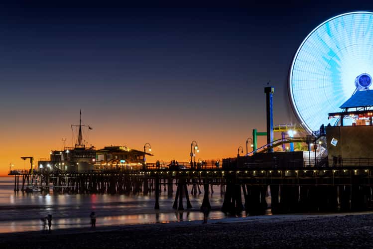 Santa Monica Pier, Los Angles, California